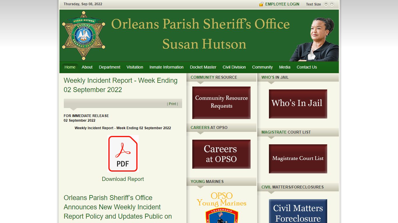 Inmate Query - OPSO